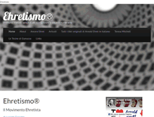 Tablet Screenshot of ehretismo.it